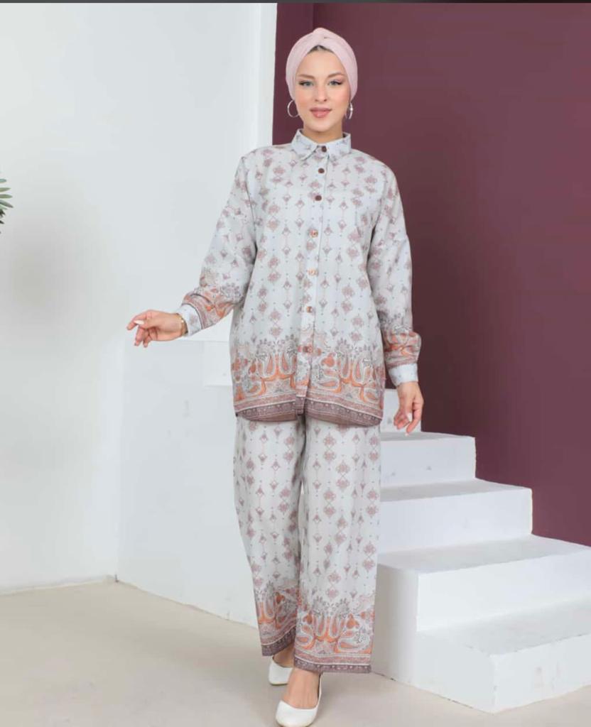 Casual Printed Long Sleeve Set