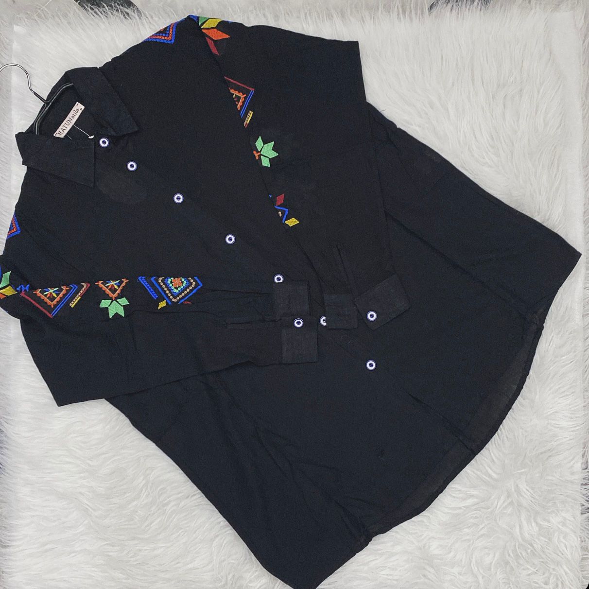 Lady Stitched Long Sleeve Shirt